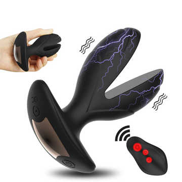 Wireless Remote Anal Dilator / Electric Shock Male Prostate Massager / Unisex Silicone Sex Toys - EVE's SECRETS